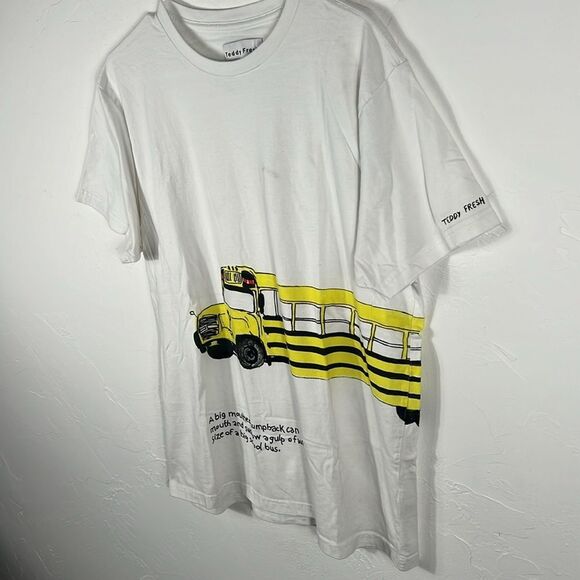 🔥 Teddy Fresh School Bus Shirt 2019 Rare Limited Print Wraparound Graphics XL ( - Picture 5 of 9